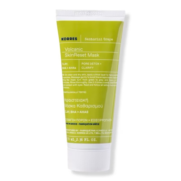 Korres Volcanic Skin Reset Mask with Santorini grape, 70mL / 2.36 fl. oz. - Picture 4 of 4